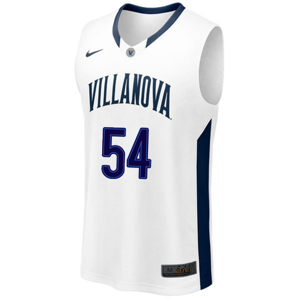 Men #54 Ed Pinckney Villanova Wildcats College Basketball Jerseys Sale-White